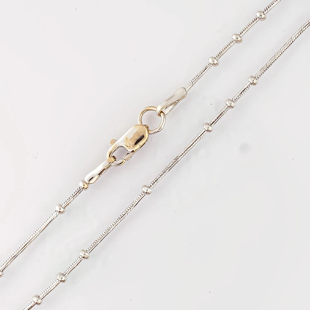 Колье из белого золота 585 пробы