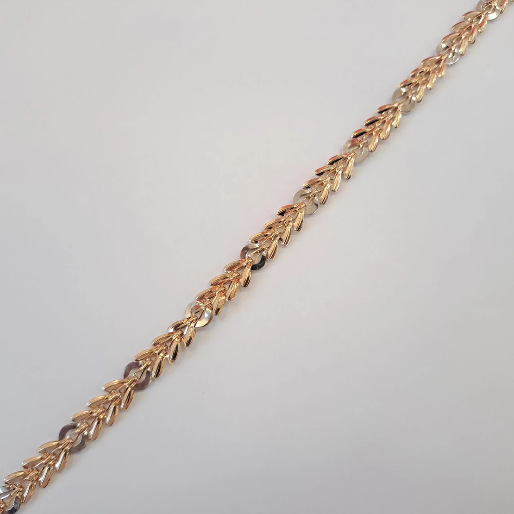 Колье из красного золота 585 пробы