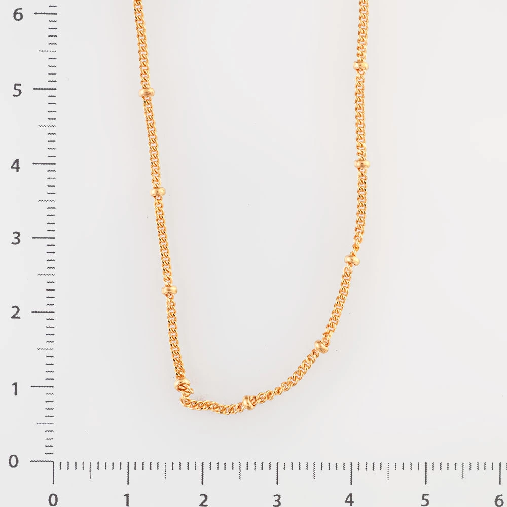 Колье из красного золота 585 пробы