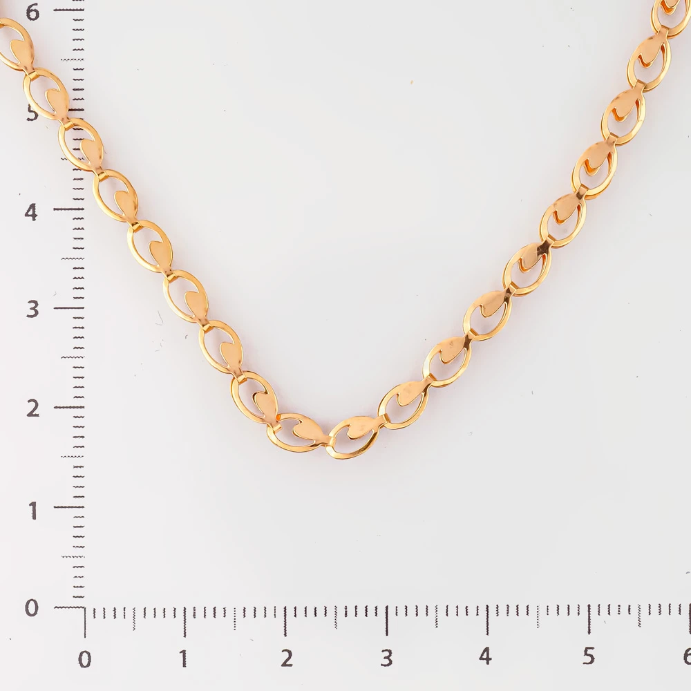 Колье из красного золота 585 пробы