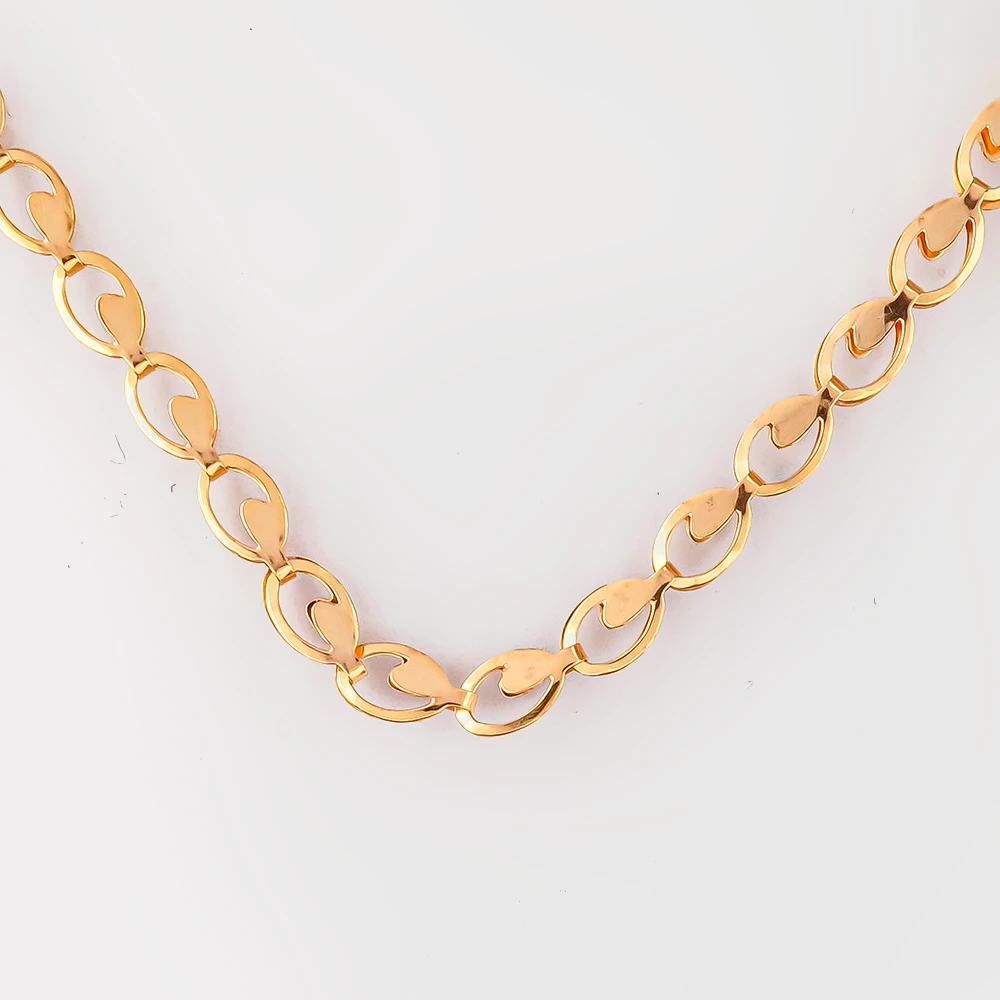 Колье из красного золота 585 пробы