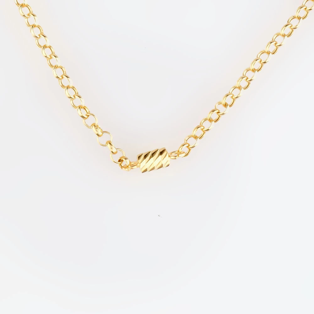 Колье из желтого золота 585 пробы