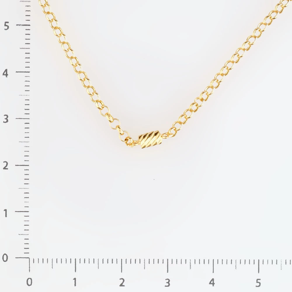 Колье из желтого золота 585 пробы