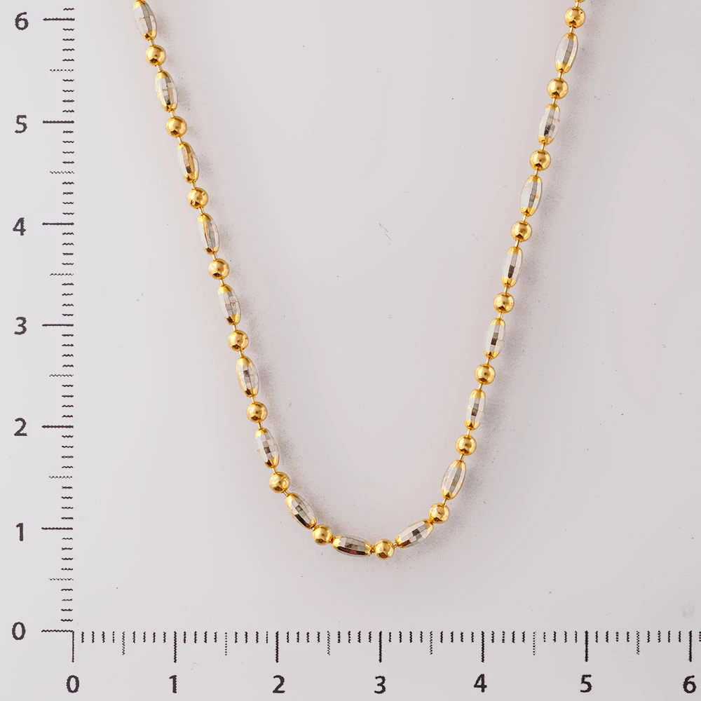 Колье из желтого золота 585 пробы