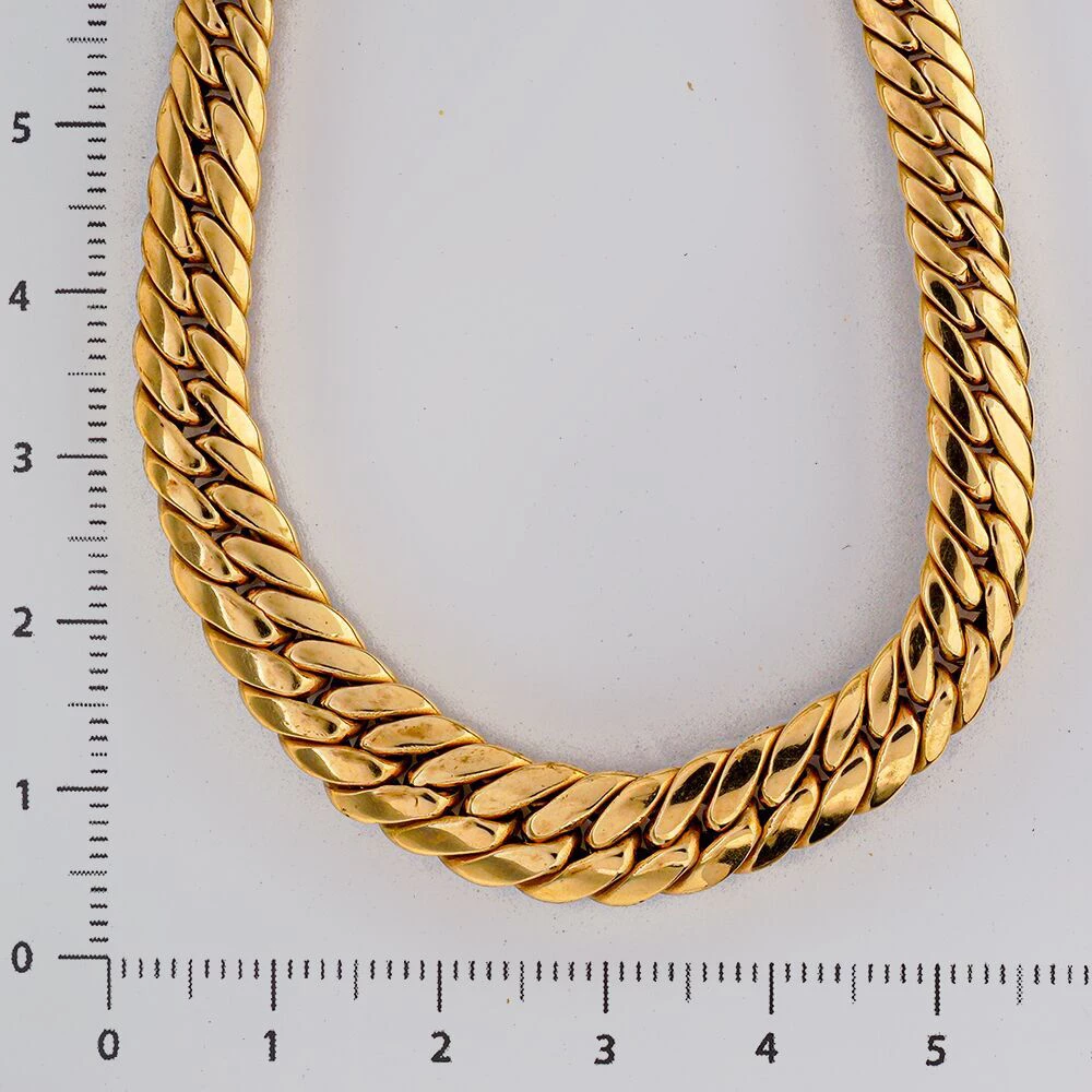 Колье из красного золота 585 пробы