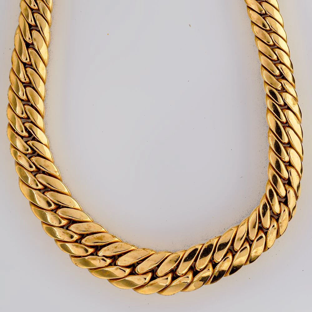 Колье из красного золота 585 пробы