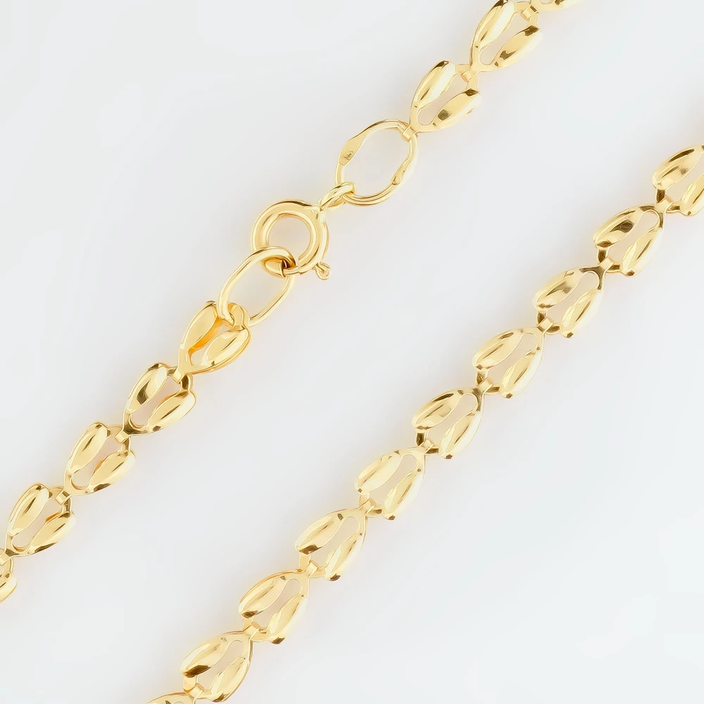 Колье из желтого золота 585 пробы