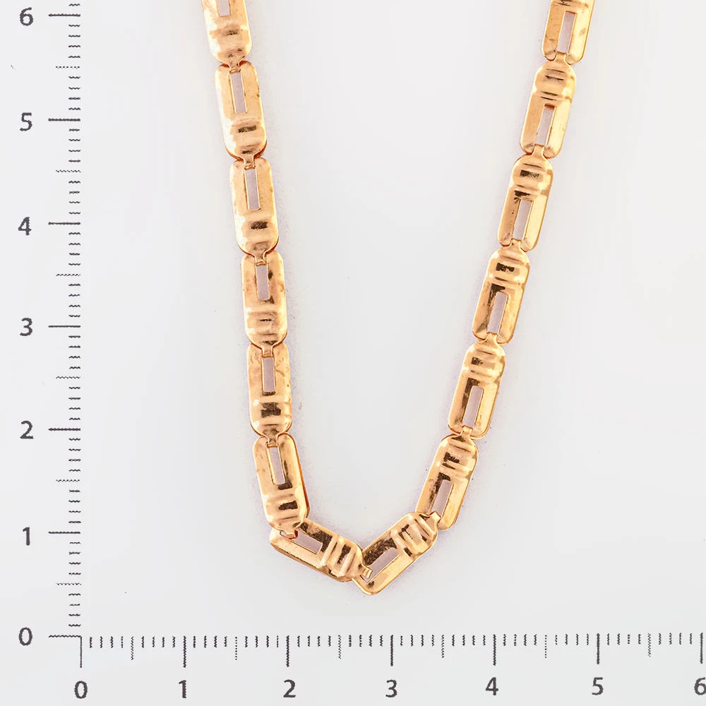 Колье из красного золота 585 пробы