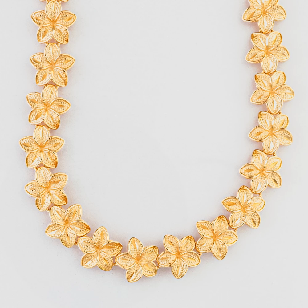 Колье из красного золота 585 пробы