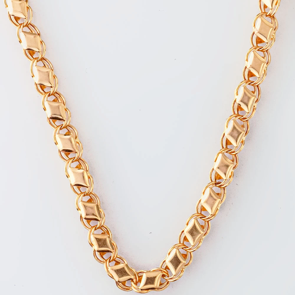 Колье из красного золота 585 пробы