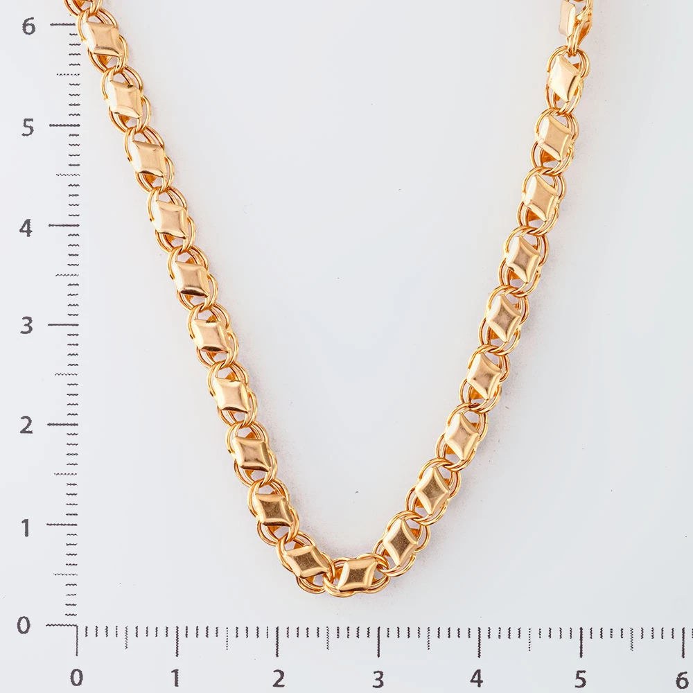 Колье из красного золота 585 пробы