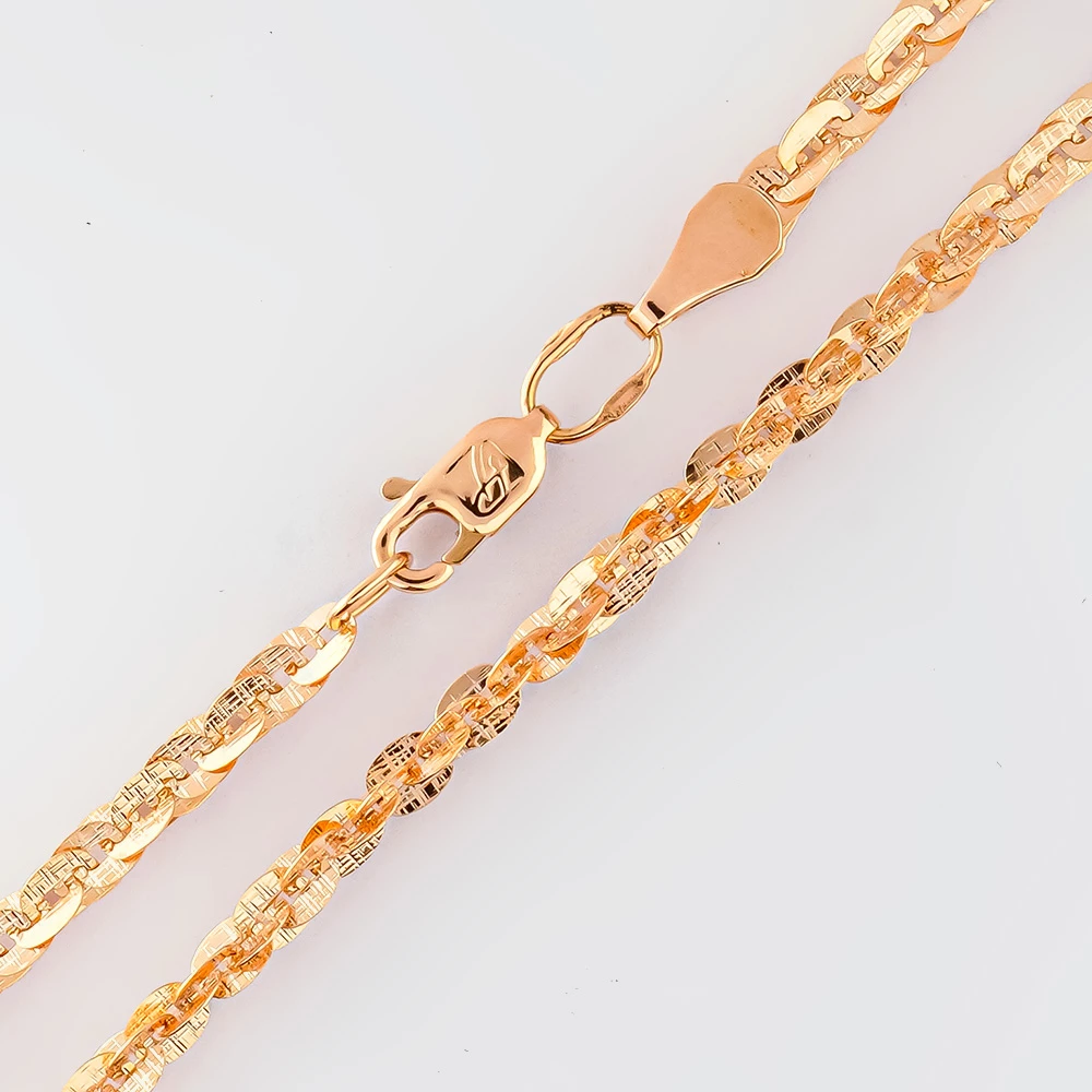 Колье из красного золота 585 пробы