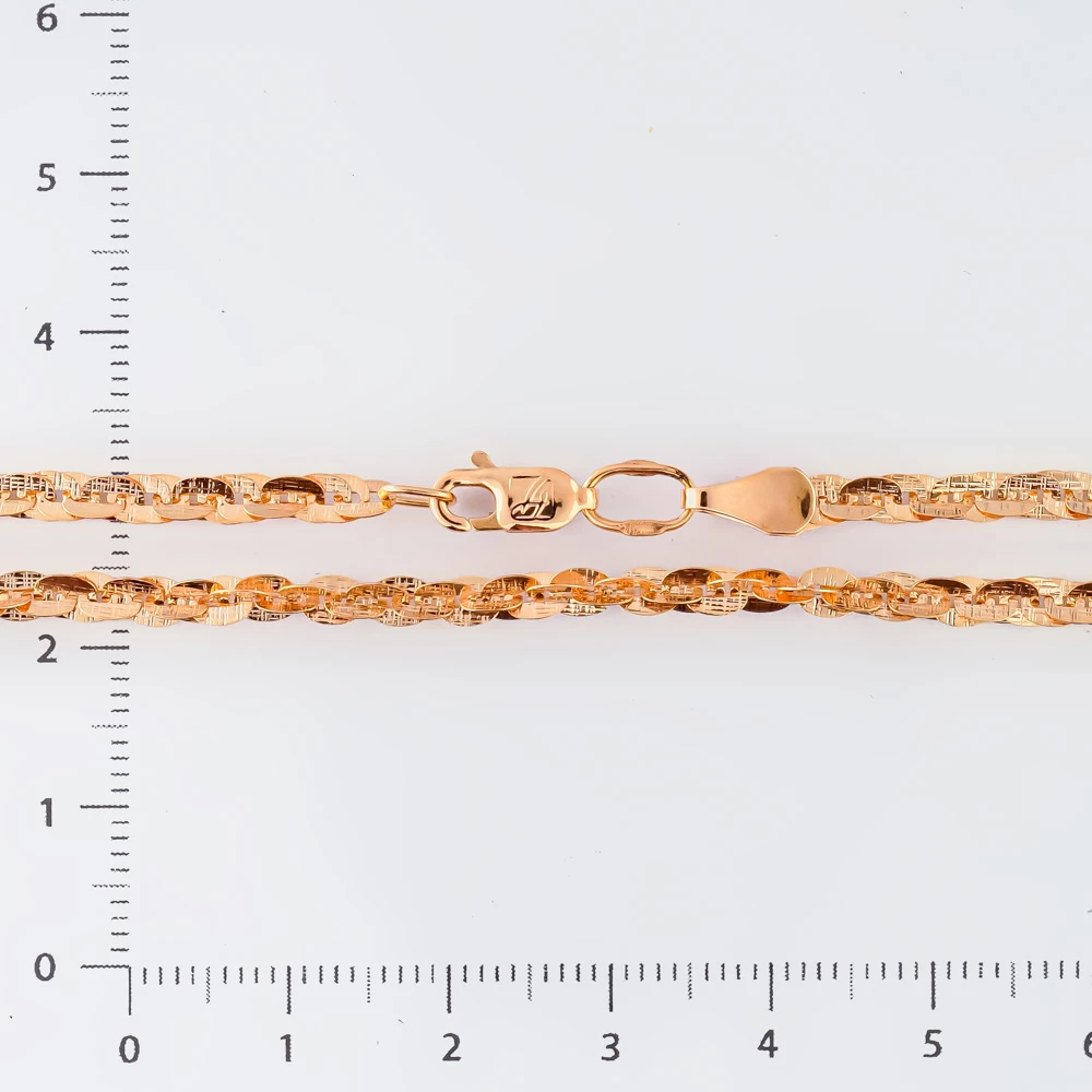 Колье из красного золота 585 пробы