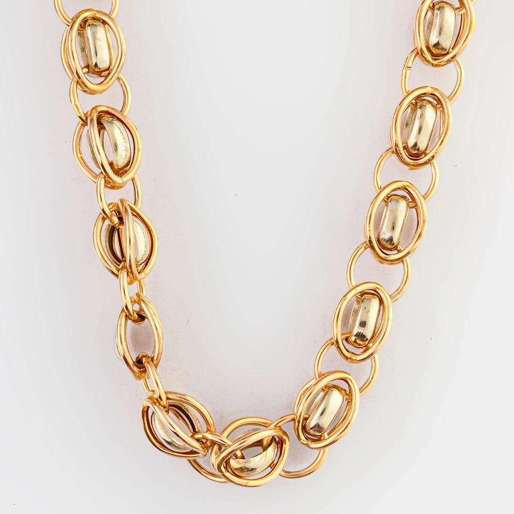 Колье из красного золота 585 пробы