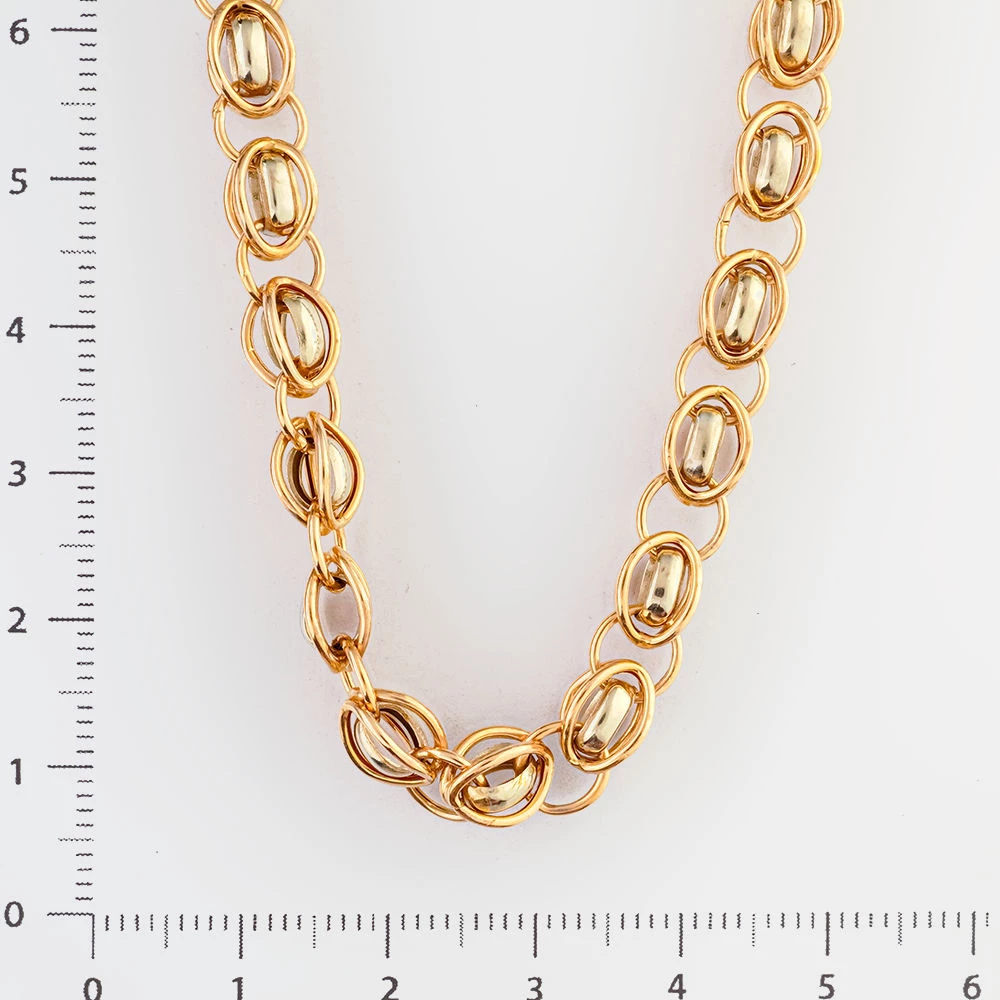 Колье из красного золота 585 пробы