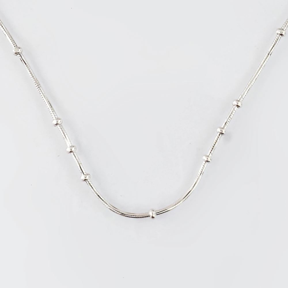 Колье из белого золота 585 пробы