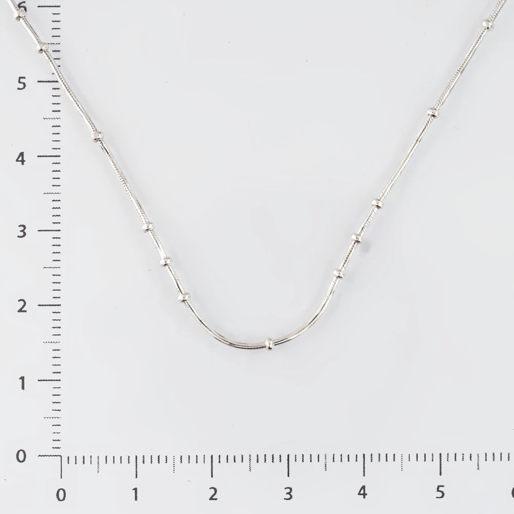 Колье из белого золота 585 пробы