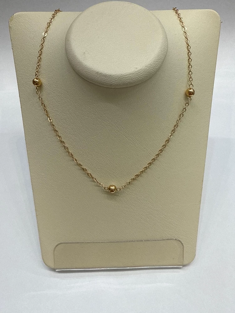 Колье из красного золота 583 пробы