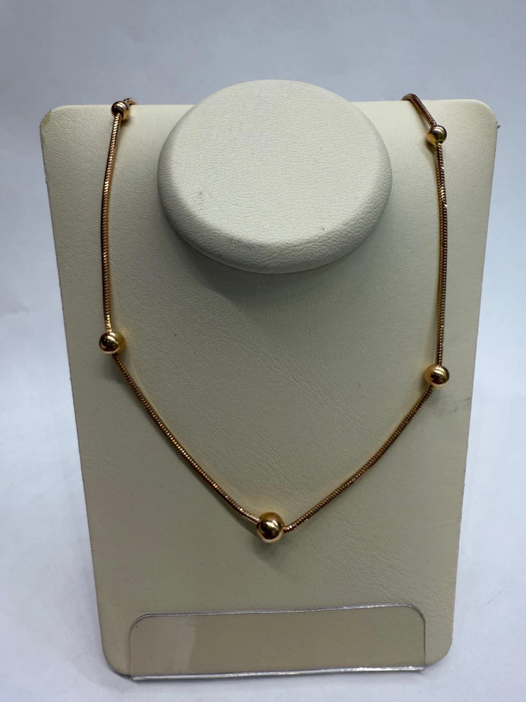 Колье из красного золота 585 пробы