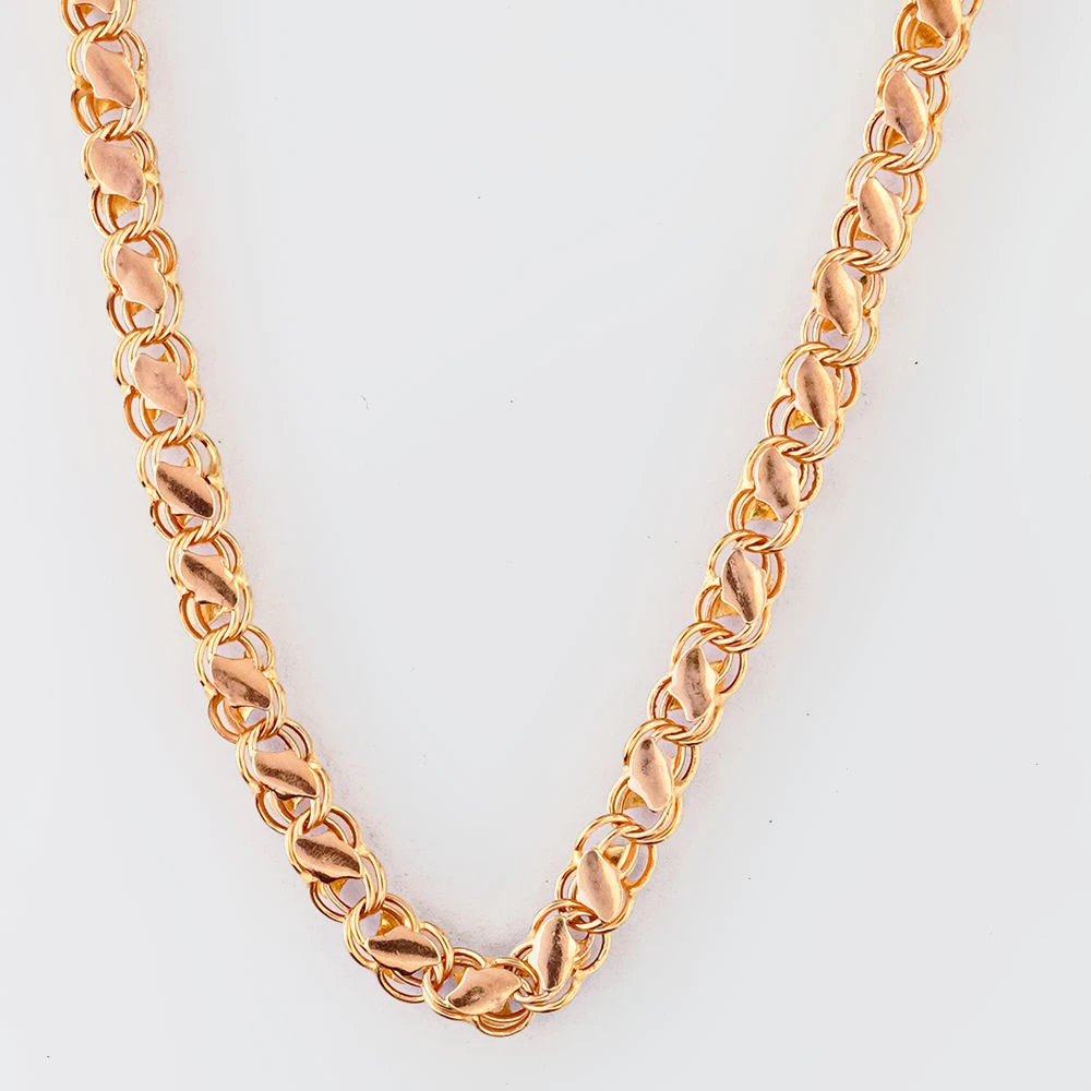 Колье из красного золота 585 пробы