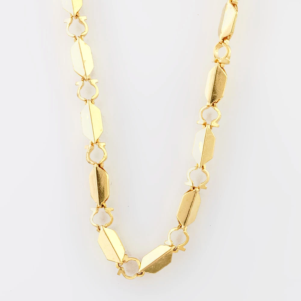 Колье из желтого золота 585 пробы