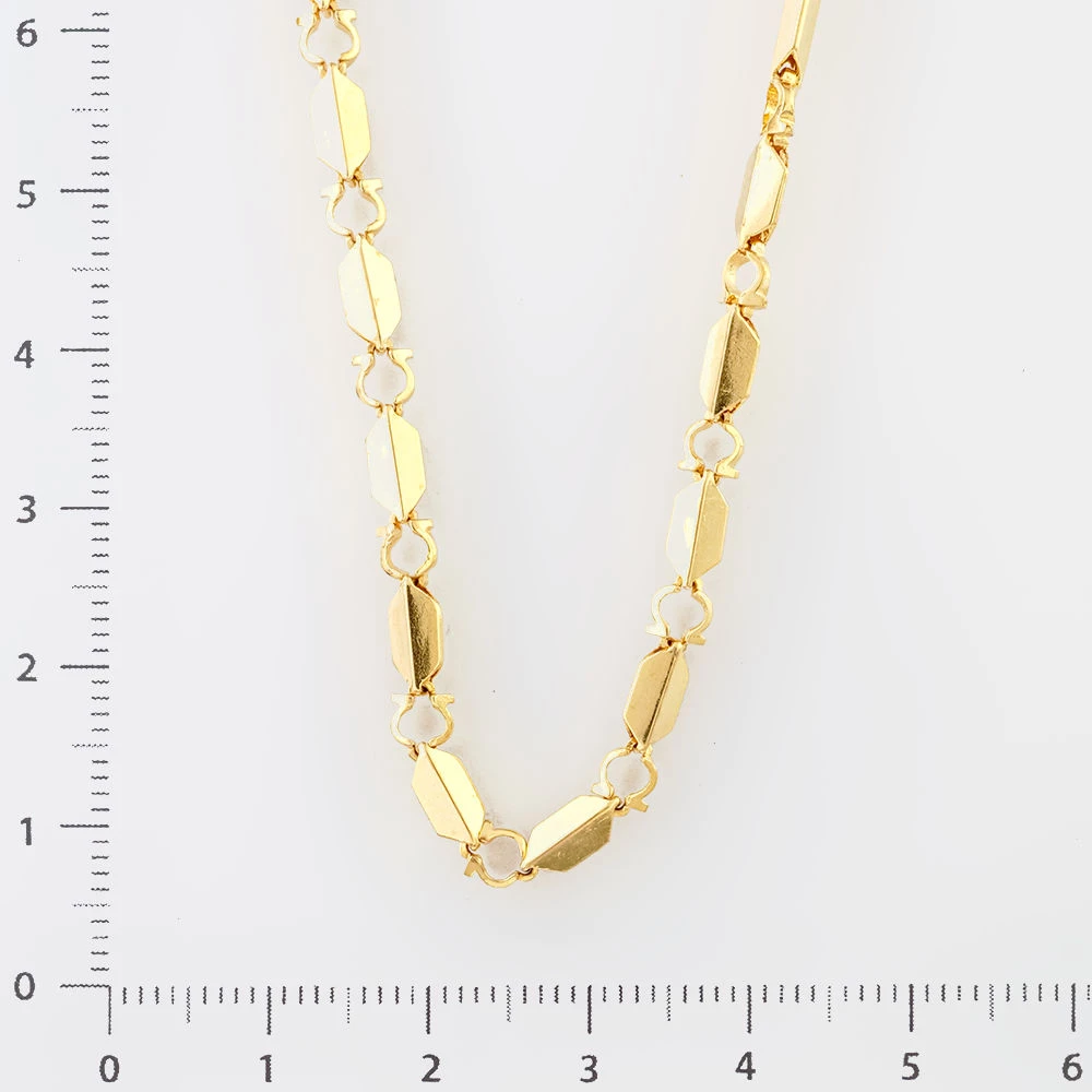 Колье из желтого золота 585 пробы