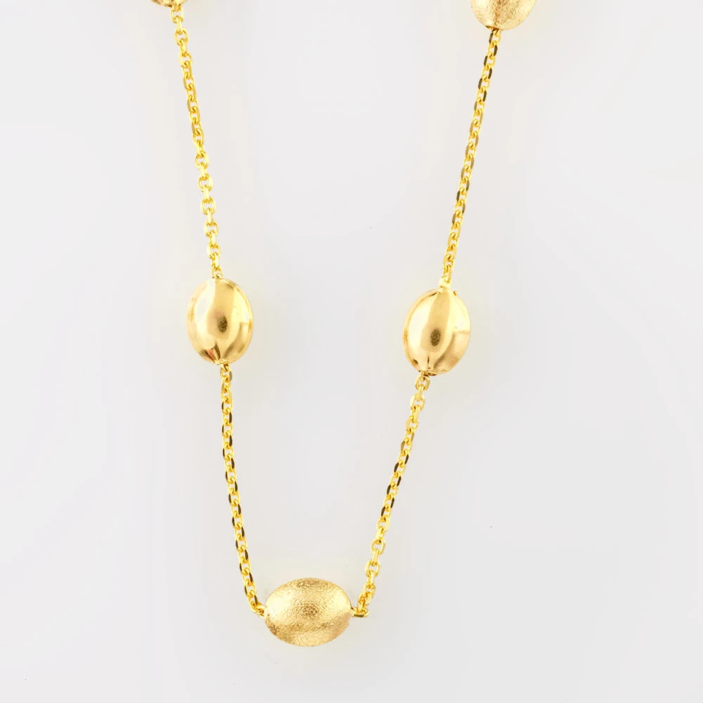 Колье из желтого золота 585 пробы