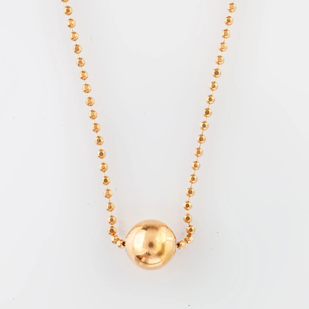 Колье из красного золота 585 пробы