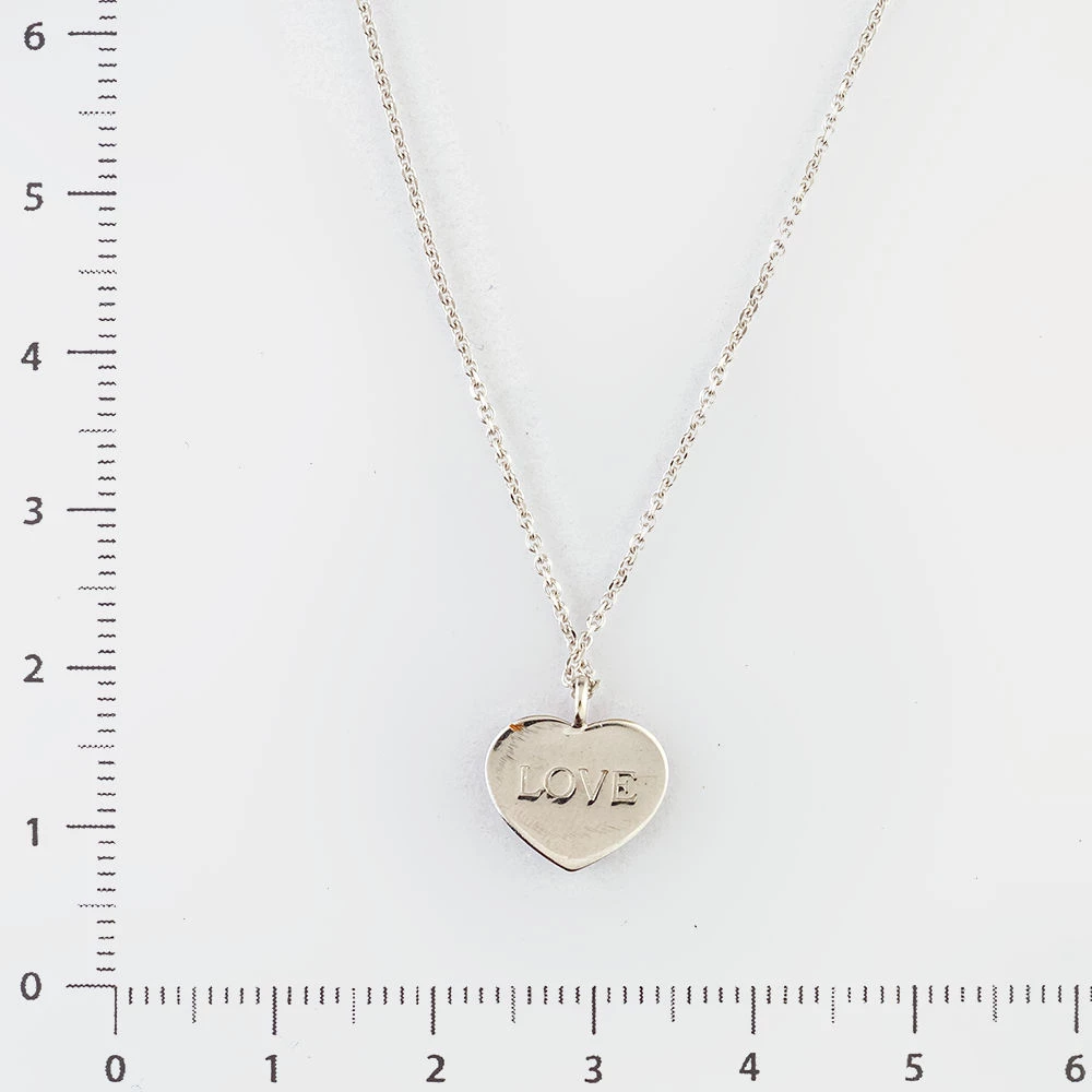 Колье с бриллиантом из белого золота 585 пробы