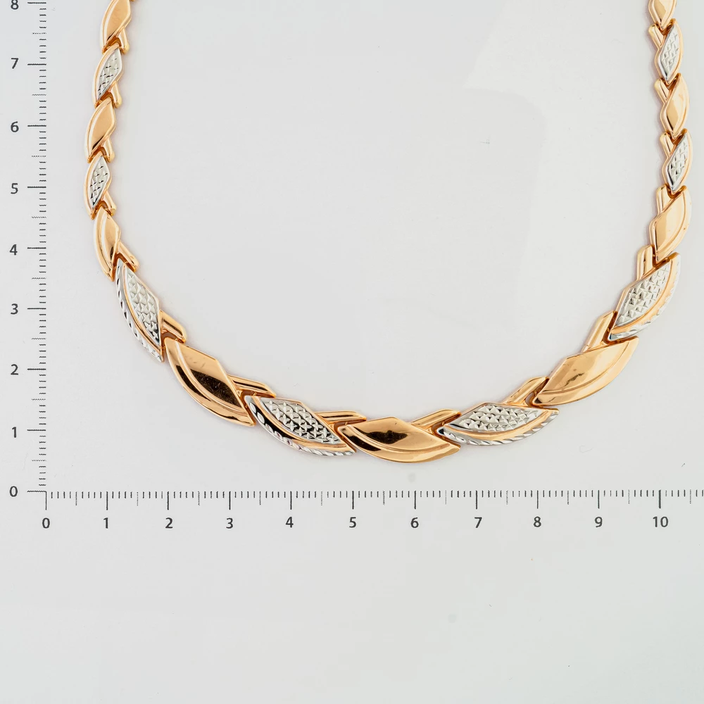 Колье из красного золота 585 пробы