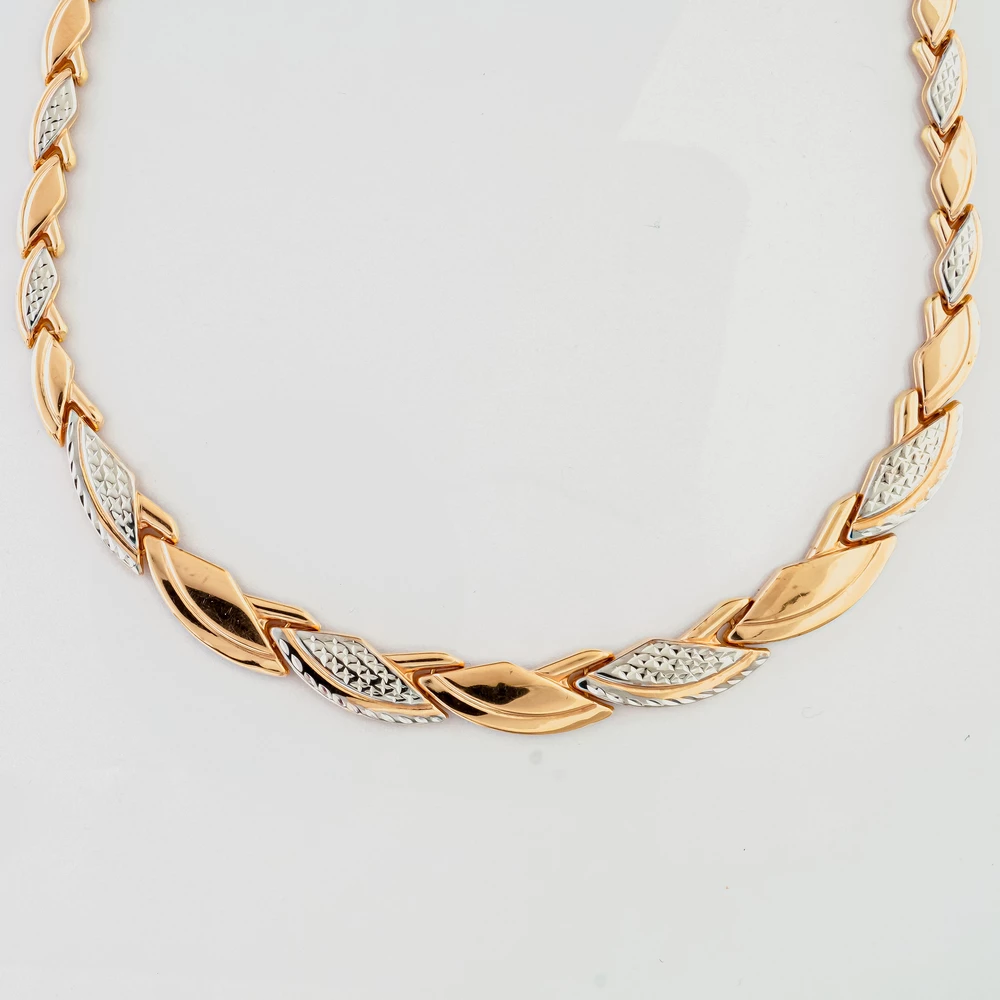 Колье из красного золота 585 пробы