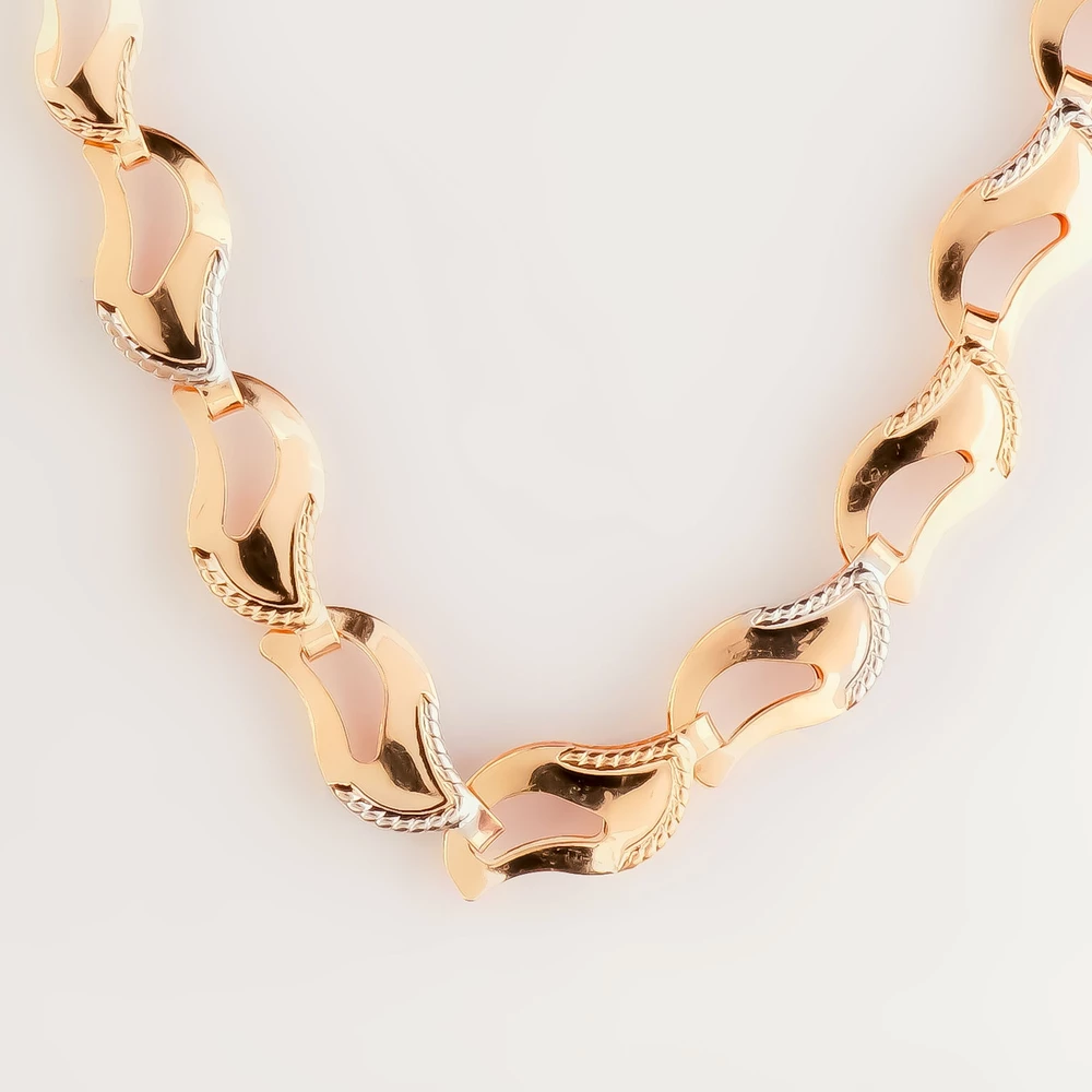 Колье из красного золота 585 пробы