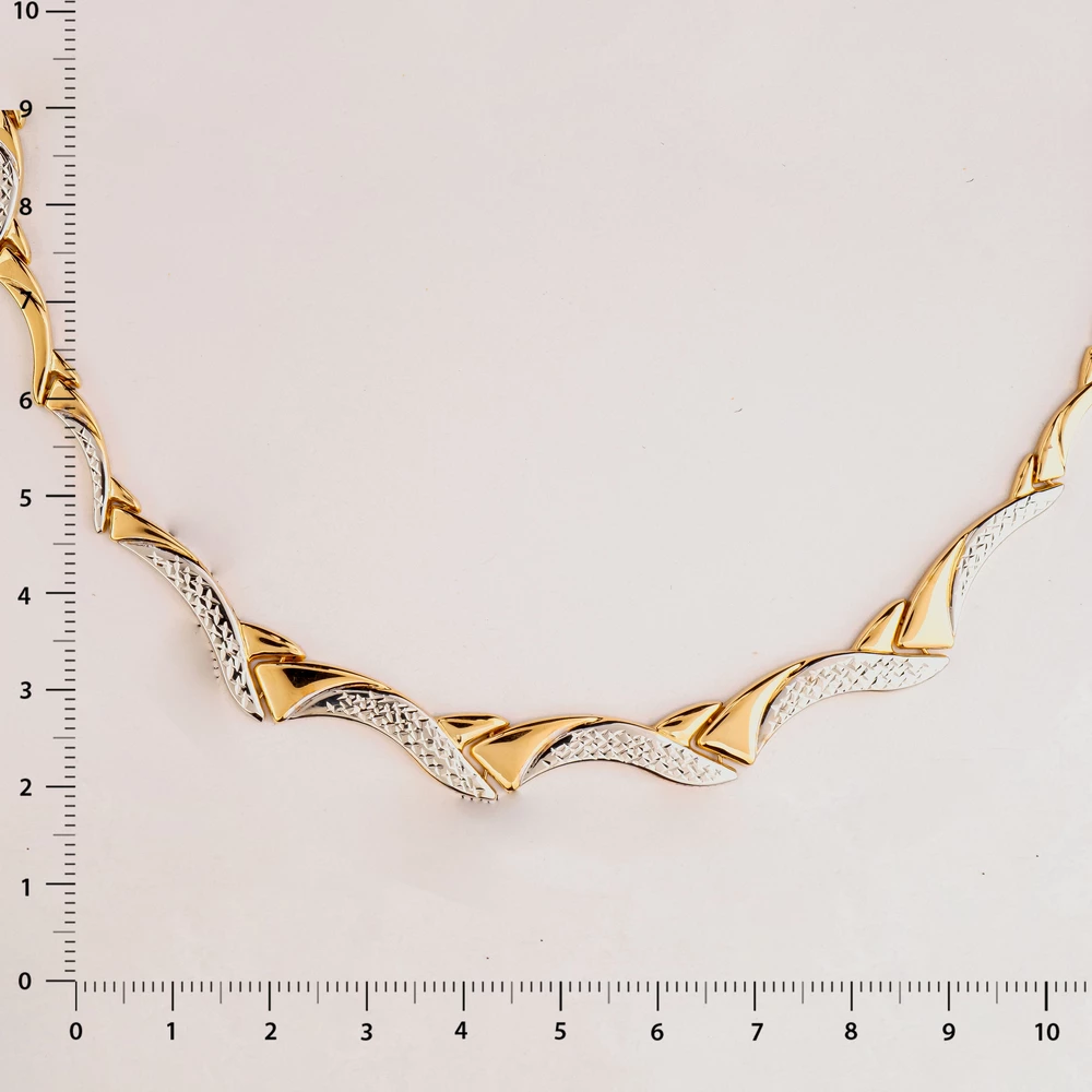 Колье из красного золота 585 пробы