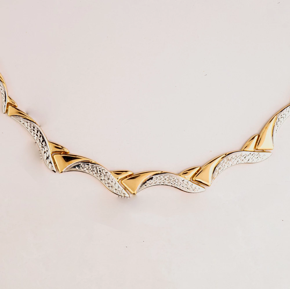 Колье из красного золота 585 пробы