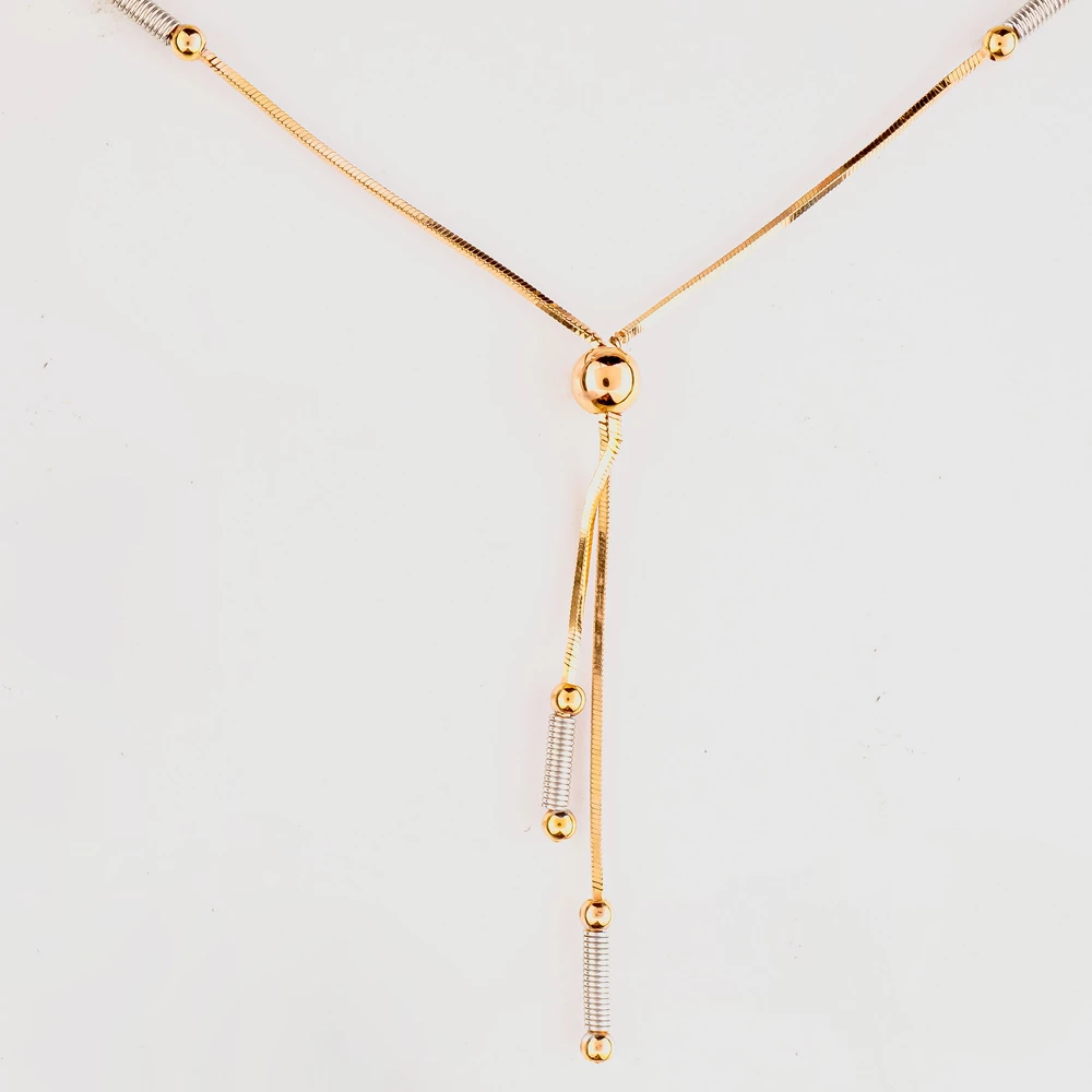 Колье из красного золота 585 пробы