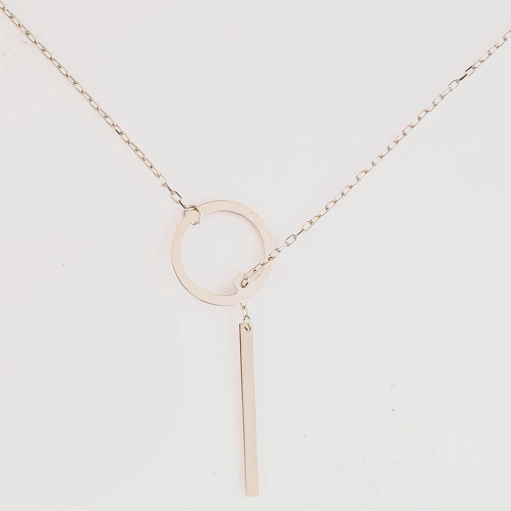 Колье из белого золота 585 пробы