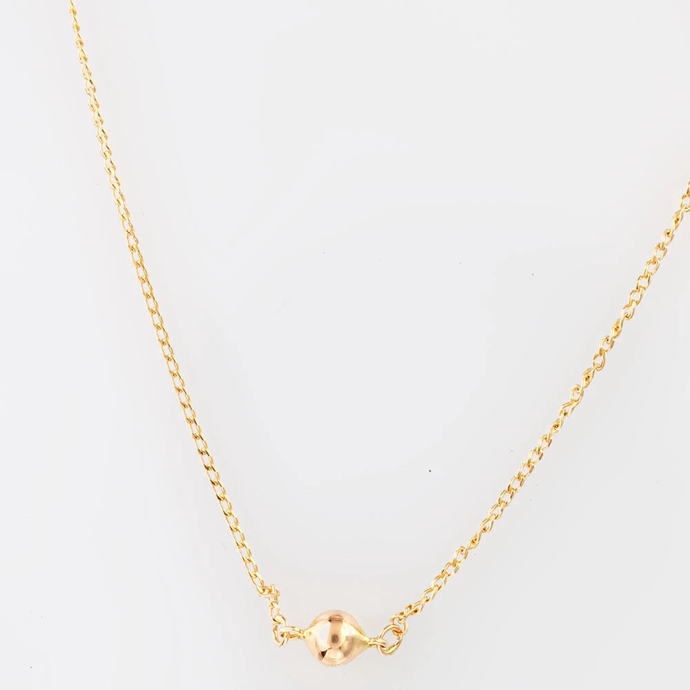 Колье из красного золота 585 пробы