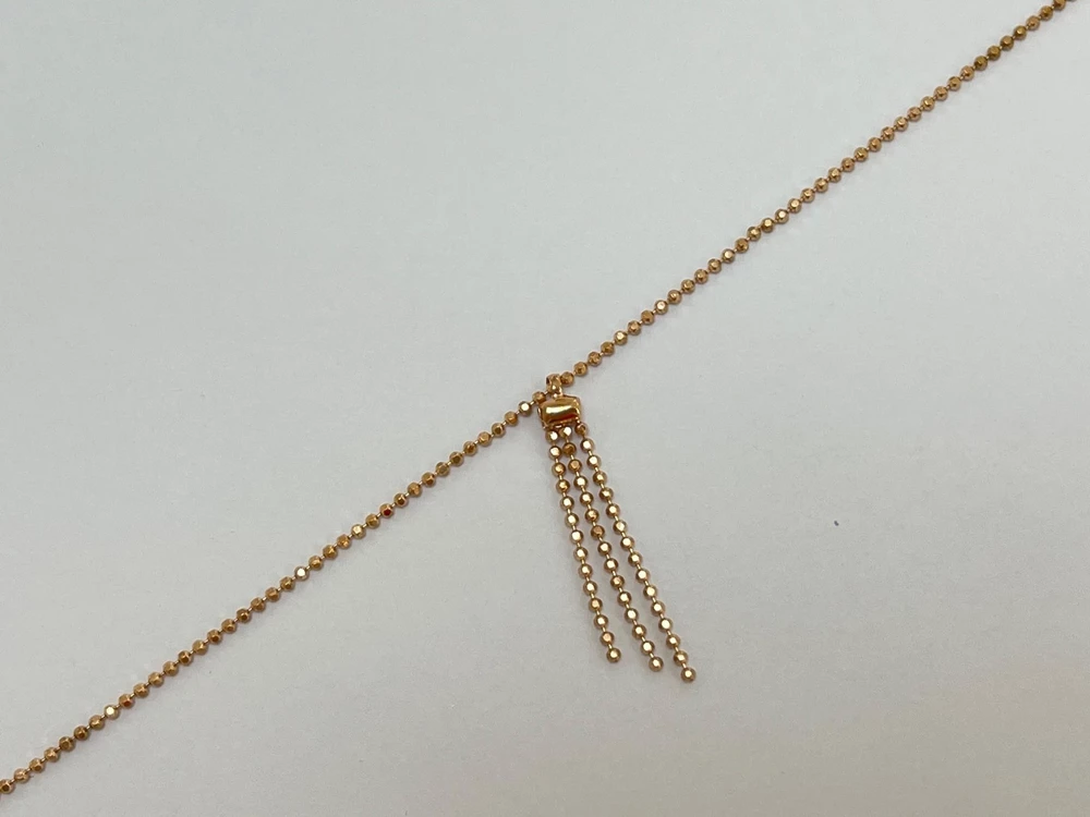 Колье из красного золота 585 пробы