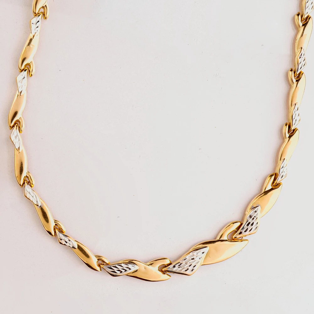 Колье из красного золота 585 пробы