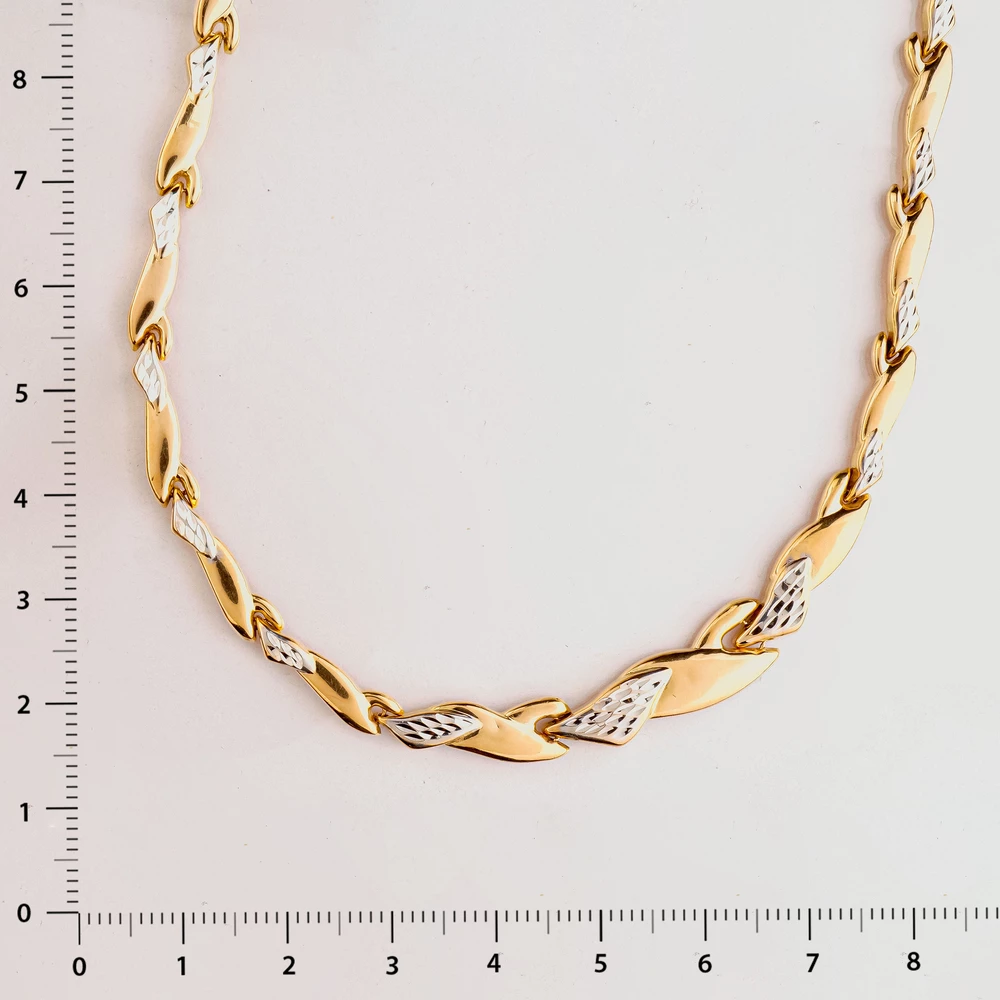 Колье из красного золота 585 пробы