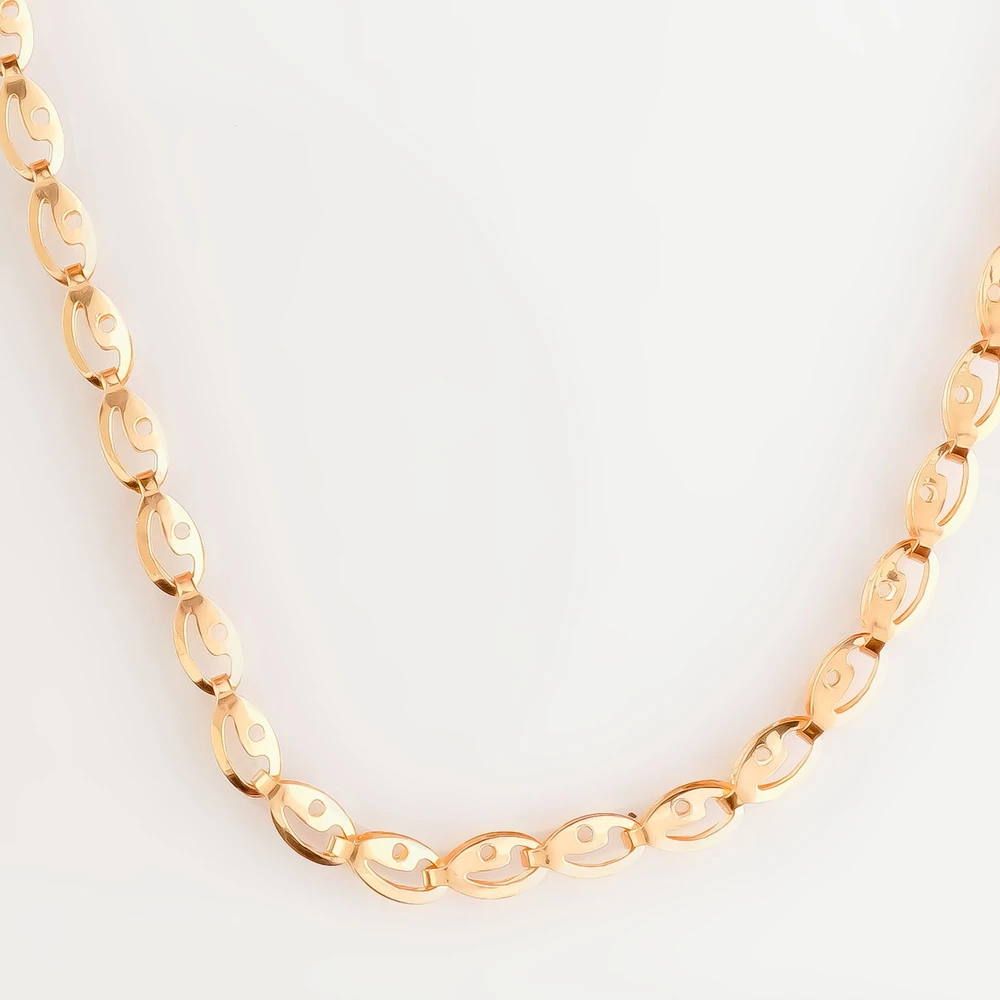 Колье из красного золота 585 пробы