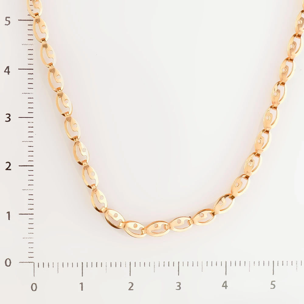 Колье из красного золота 585 пробы