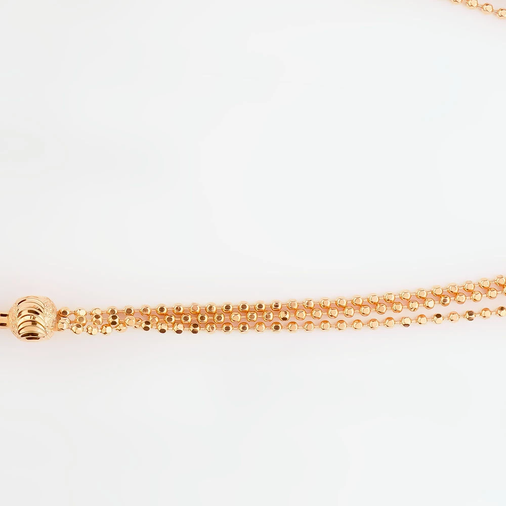 Колье из красного золота 585 пробы