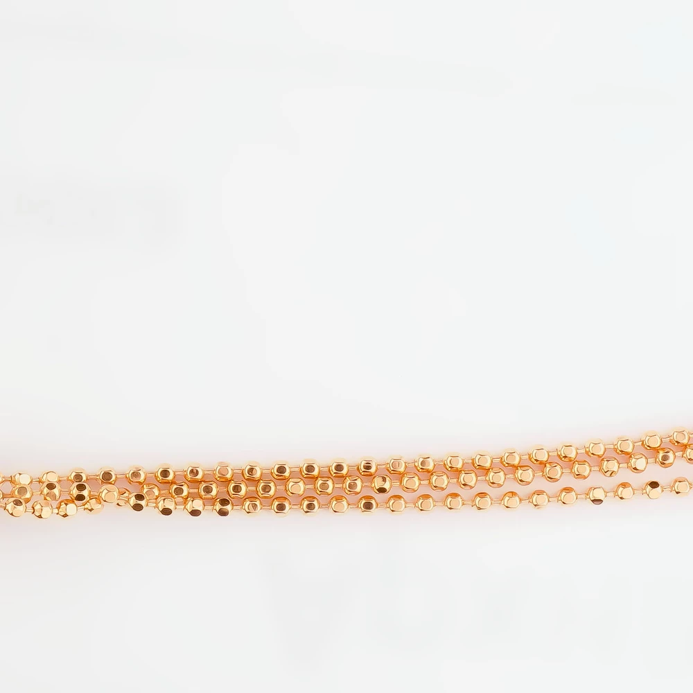 Колье из красного золота 585 пробы