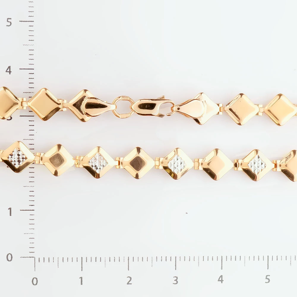 Колье из красного золота 585 пробы