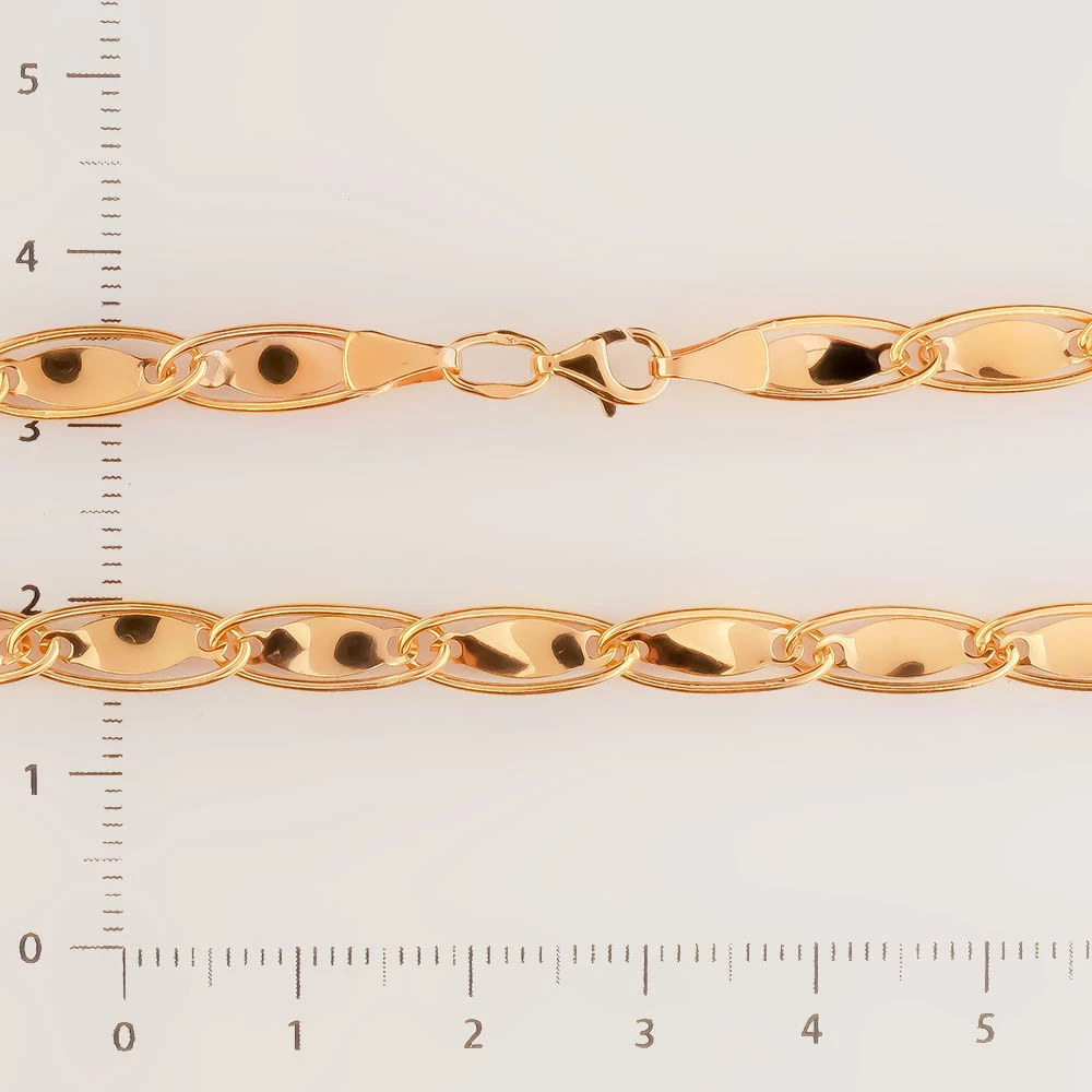 Колье из красного золота 585 пробы