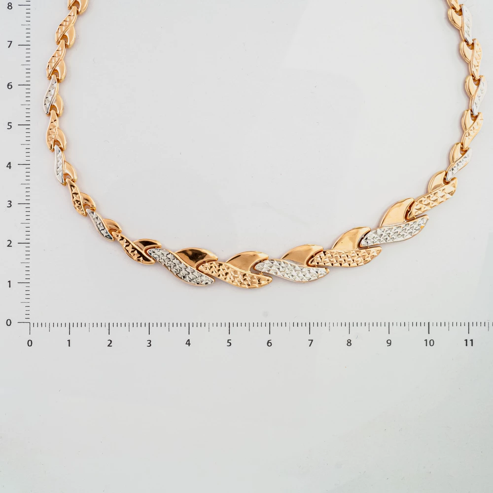 Колье из красного золота 585 пробы