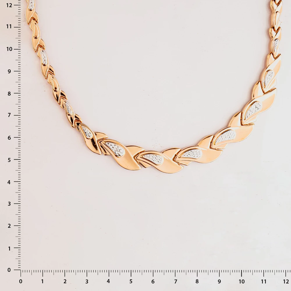 Колье из красного золота 585 пробы