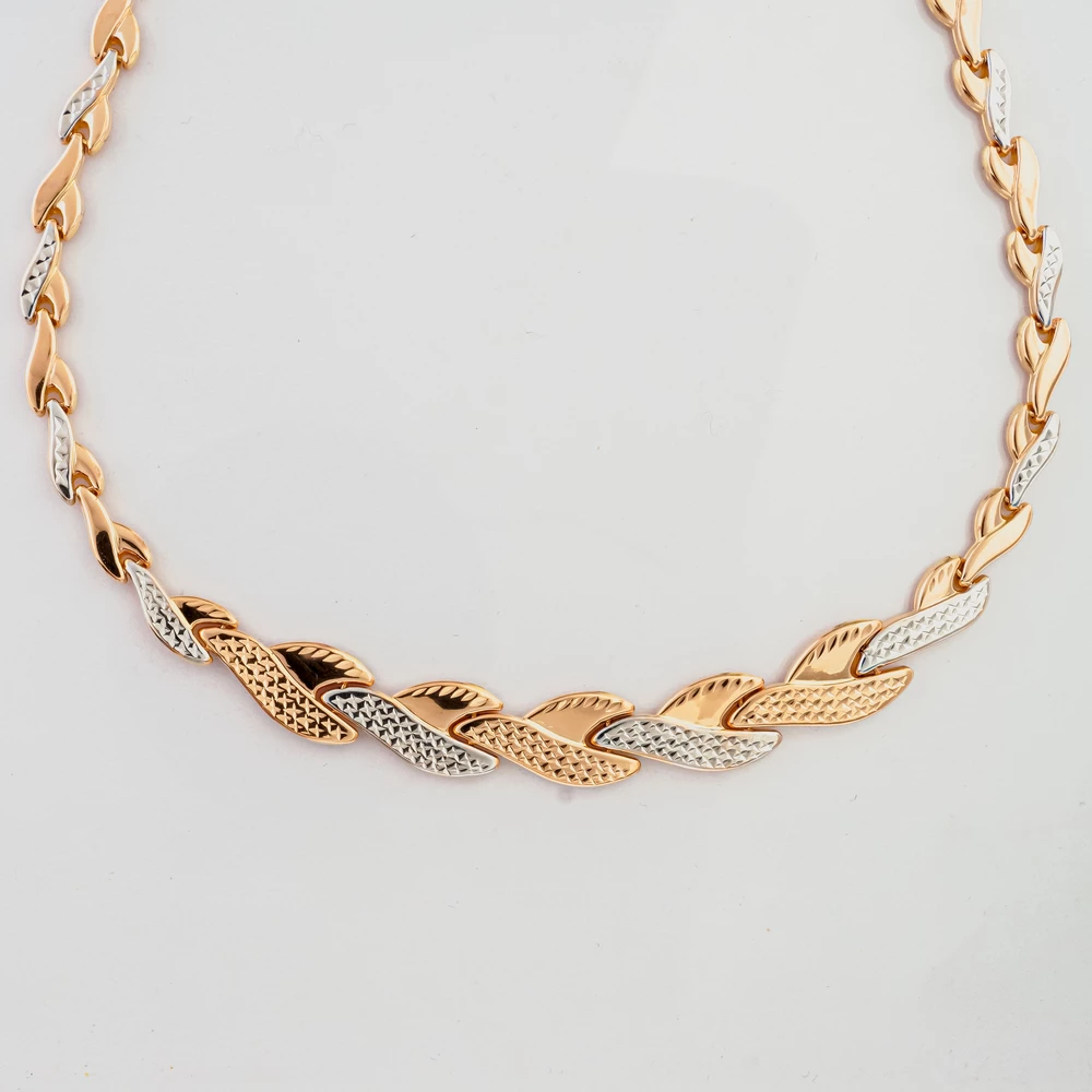 Колье из красного золота 585 пробы