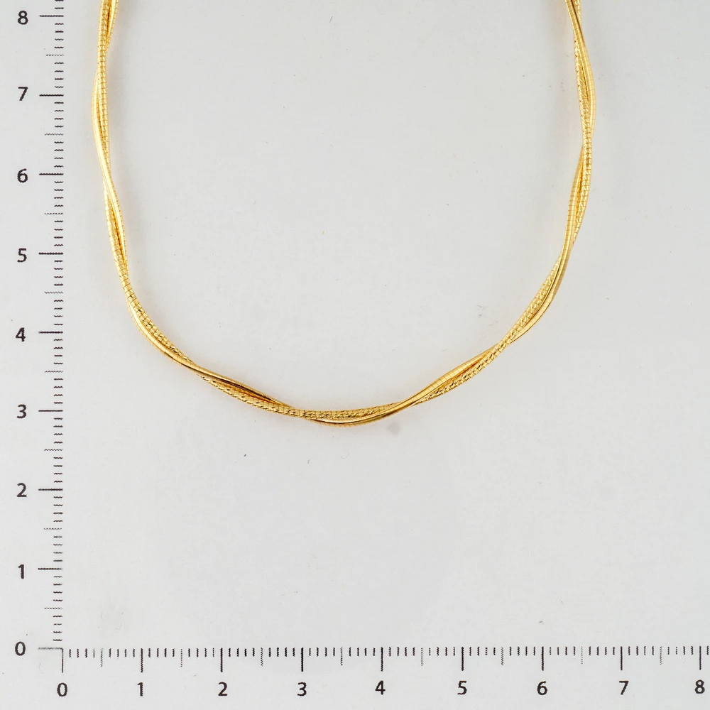 Колье из желтого золота 585 пробы